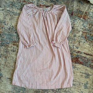 Petite Plume Red and White Striped Nightgown Girl Size 10